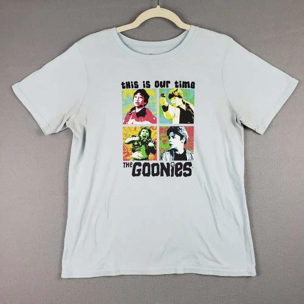 The Goonies Size L This Is Our Time Graphic Tee Character Pop Art‎ 80s Nostolgia
